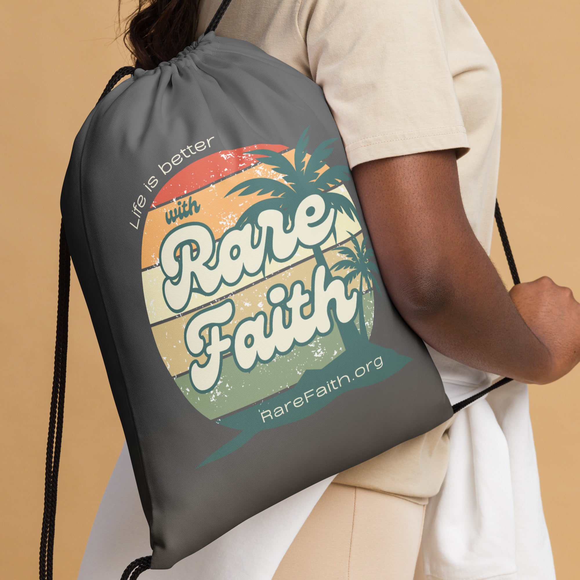 🟡 LIFE IS BETTER Drawstring bag — Clearance