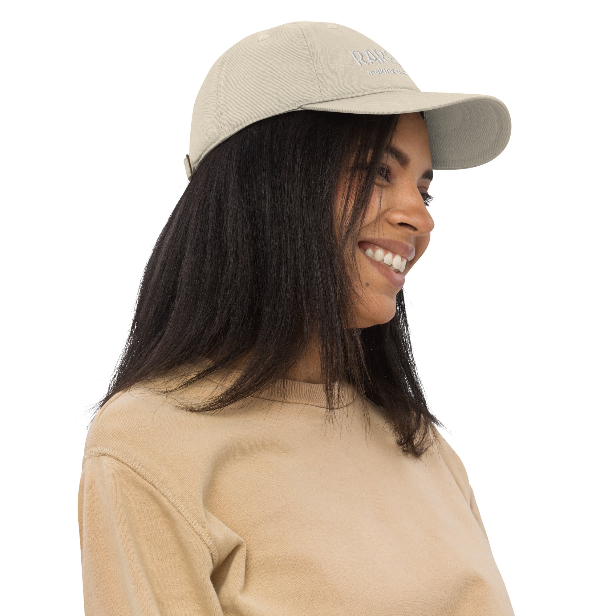 🟡 RARE FAITH Organic Dad Hat — Clearance
