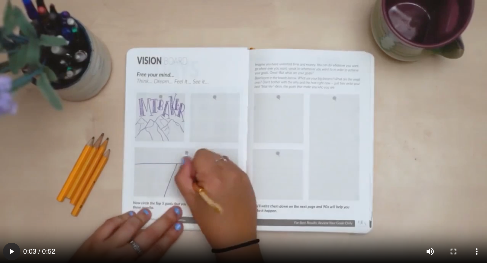 🟡 Rare Faith 90X Goal Planner - Limited Edition — Clearance