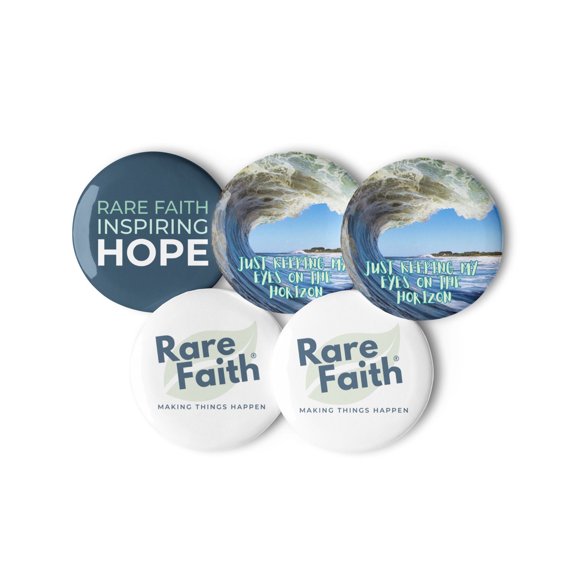 RARE FAITH Buttons