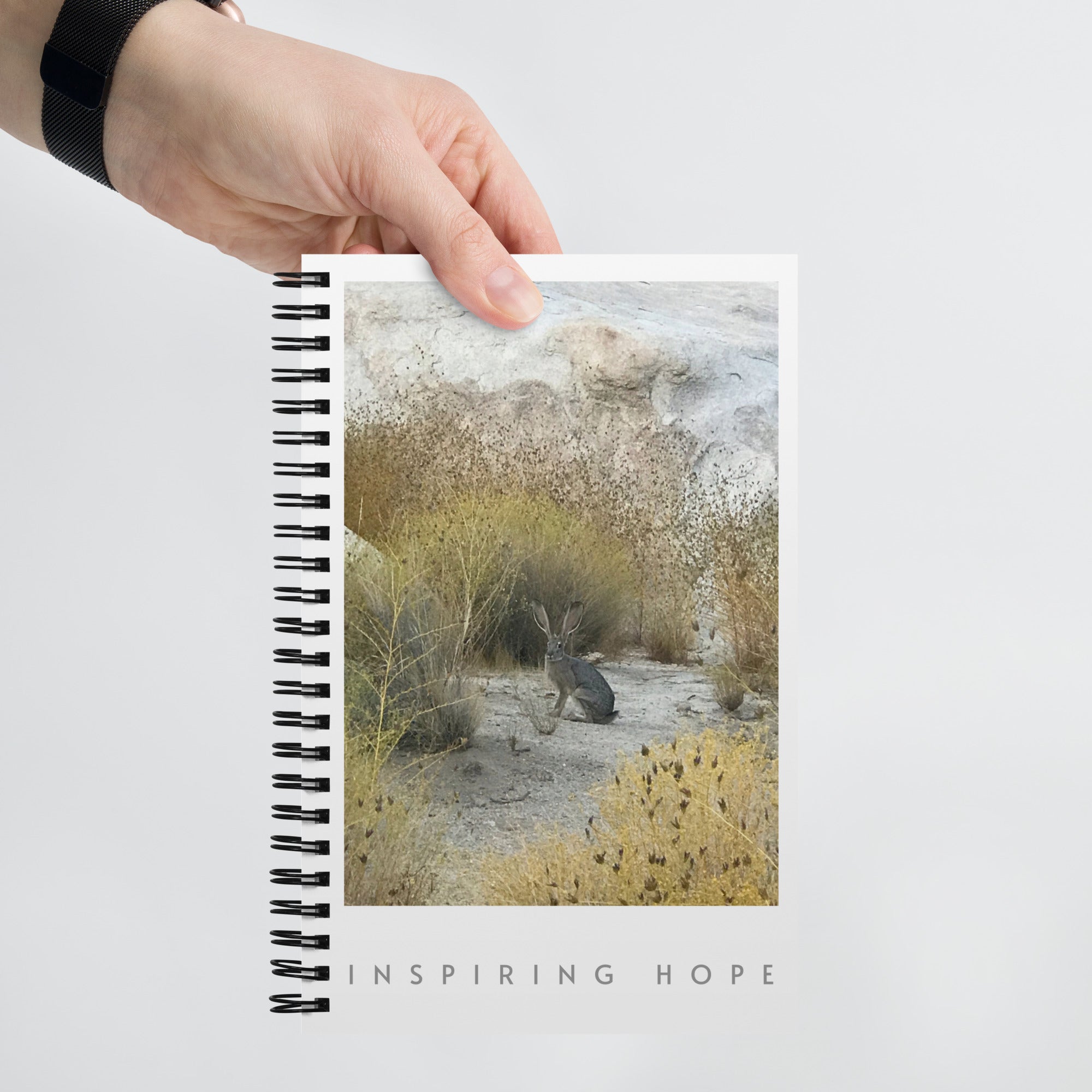 🟡 INSPIRING HOPE Rabbit Notebook — Clearance