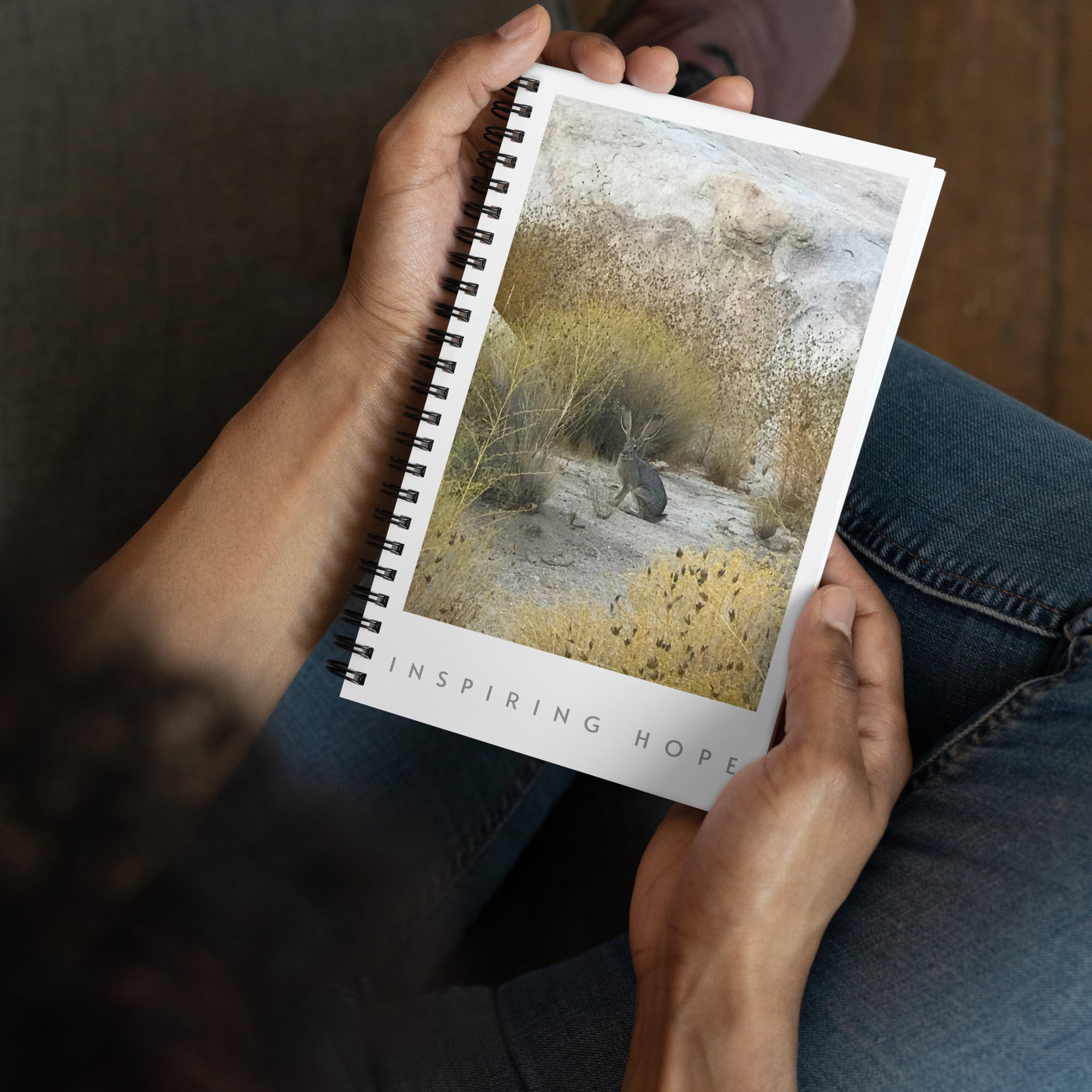 🟡 INSPIRING HOPE Rabbit Notebook — Clearance