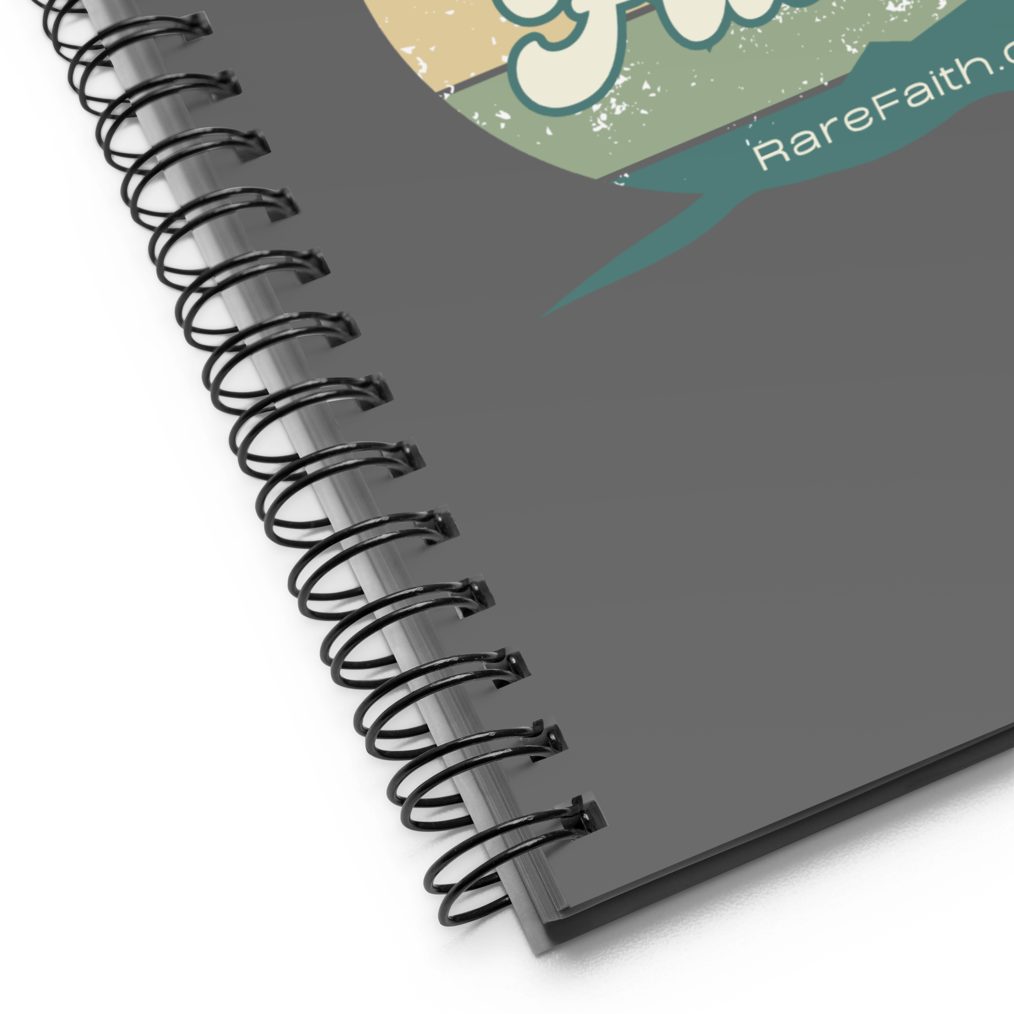 LIFE IS BETTER WITH RARE FAITH Spiral Notebook